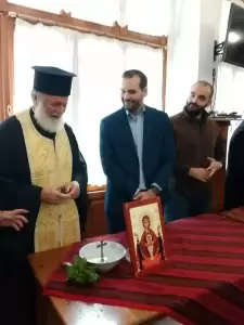 Ο αγιασμός του Συλλόγου Κοκκινοπλιτών Ν. Πιερίας ‘Ό Όλυμπος”