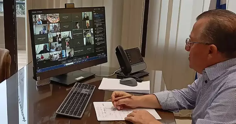 Ο Δήμαρχος Κατερίνης Ι. Ντούμος στην έκτακτη συντονιστική σύσκεψη για τα επικείμενα έντονα καιρικά φαινόμενα