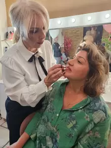 Δωρεάν σεμινάριο μακιγιάζ για τα μέλη του Συλλόγου Καρκινοπαθών Πιερίας