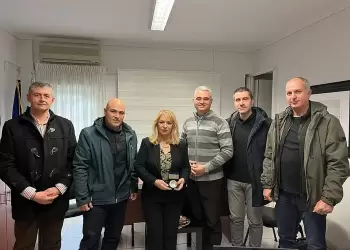 Η Ένωση Στρατιωτικών Περιφερειακής Ενότητας Πιερίας Στην Υφυπουργό Ανάπτυξης και Βουλευτή Πιερίας κα Άννα Μάνη