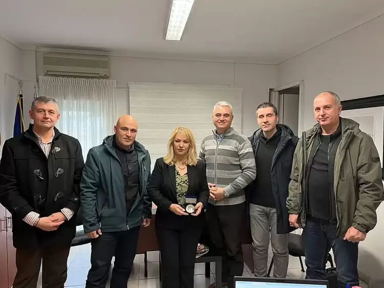 Η Ένωση Στρατιωτικών Περιφερειακής Ενότητας Πιερίας Στην Υφυπουργό Ανάπτυξης και Βουλευτή Πιερίας κα Άννα Μάνη