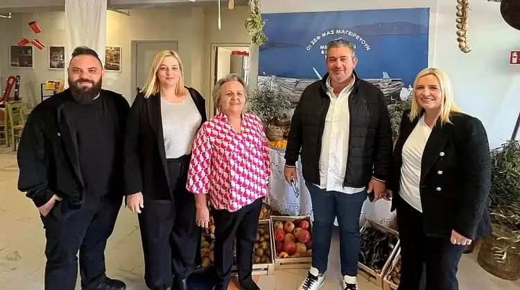 Επίσκεψη του υπ. Προέδρου του Επιμελητηρίου Πιερίας στη Μέριμνα Παιδιού Κατερίνης στο πλαίσιο της Παγκόσμιας Ημέρας των Chef