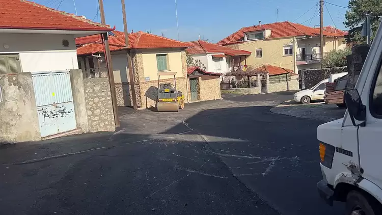 Έργο αστικής οδοποιίας στο Λιτόχωρο