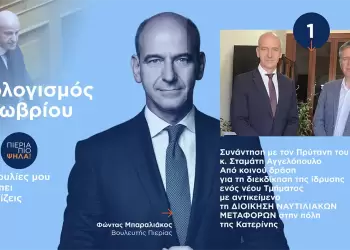 Μηνιαία ενημέρωση με τις πρωτοβουλίες που έχει αναλάβει, ξεκίνησε ο Βουλευτής Πιερίας Φώντας Μπαραλιάκος