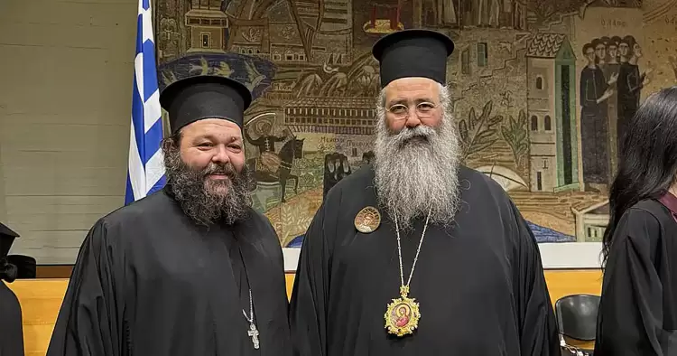 Ο Σεβασμιώτατος Μητροπολίτης Κίτρους κ. Γεώργιος σε ορκωμοσία νέων πτυχιούχων της Θεολογικής Σχολής Α.Π.Θ.