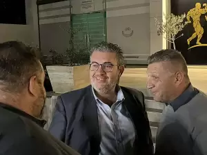 Ο υπ. Πρόεδρος του Επιμελητηρίου Κώστας Πίτσιας στα εγκαίνια της νέας στέγης του Συλλόγου Επαγγελματιών Β. Πιερίας και Εθελοντών Δήμου Πύδνας Κολινδρού Ο υπ. Πρόεδρος του Επιμελητηρίου Κώστας Πίτσιας στα εγκαίνια της νέας στέγης του Συλλόγου Επαγγελματιών Β. Πιερίας και Εθελοντών Δήμου Πύδνας Κολινδρού