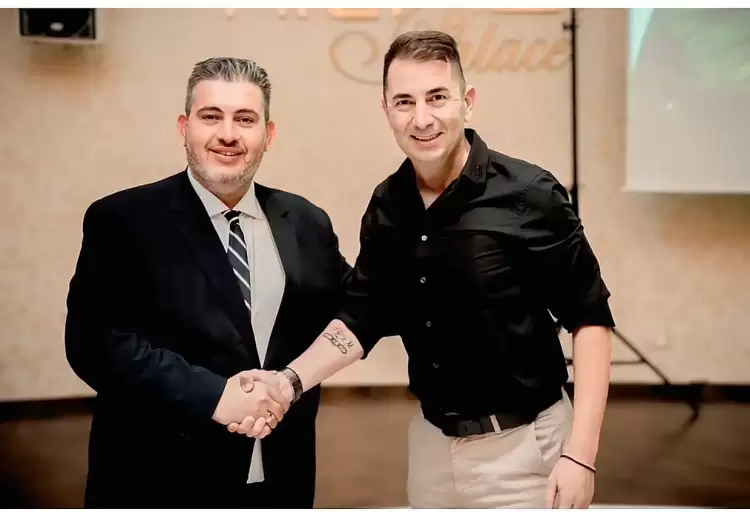 Ο Υποψήφιος Επιμελητηριακός Σύμβουλος Φώτης Τσιρώνης με τον Κώστα Πίτσια