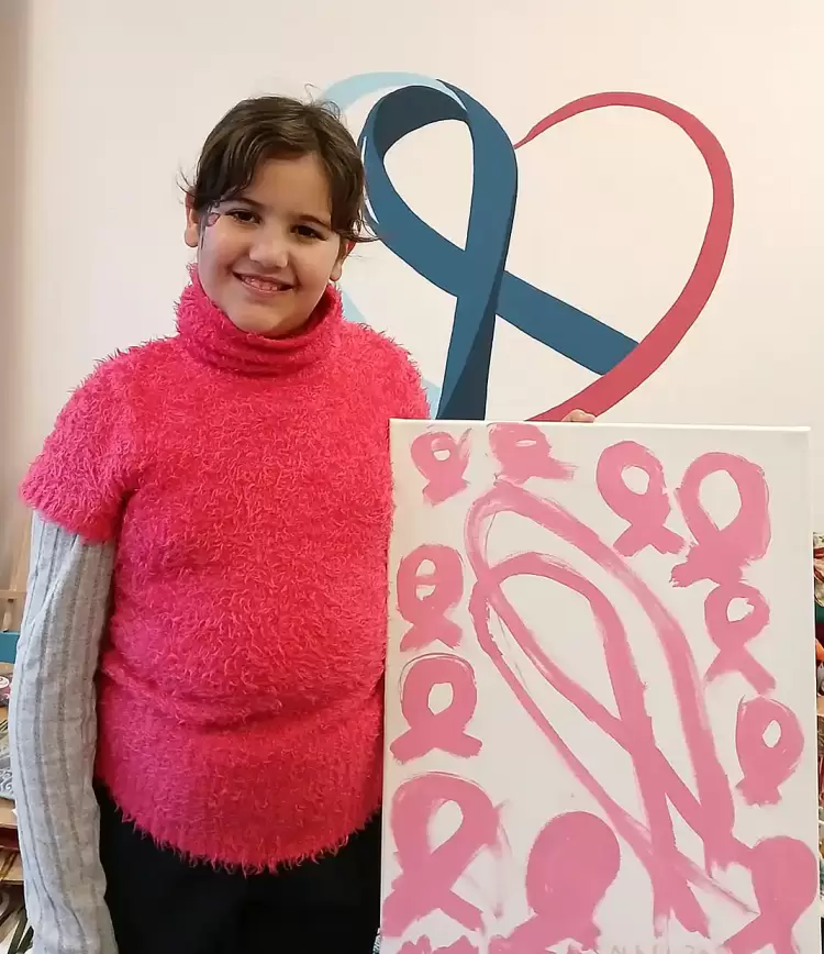 Σύλλογος Καρκινοπαθών Πιερίας: Μια μικρή ζωγράφος με μεγάλη καρδιά!