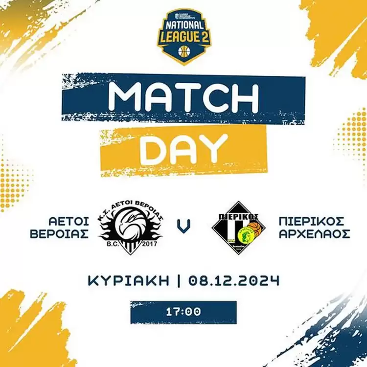 Αετοί Βέροιας – Πιερικός Αρχέλαος: Με στόχο την νίκη