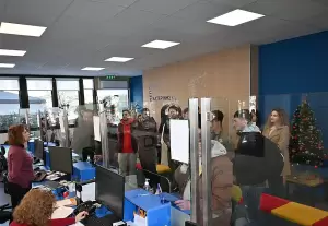 Ενημερωτική επίσκεψη εκπαιδευόμενων της ΕΠΑ.Σ ΔΥΠΑ ΟΑΕΔ στον Δήμο Κατερίνης