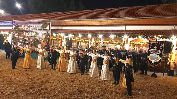 Η Ένωση Ποντίων Πιερίας στο “Χριστουγεννιάτικο Χωριό του Κόσμου» της Εθελοντικής Ομάδας Δράσης Ν. Πιερίας