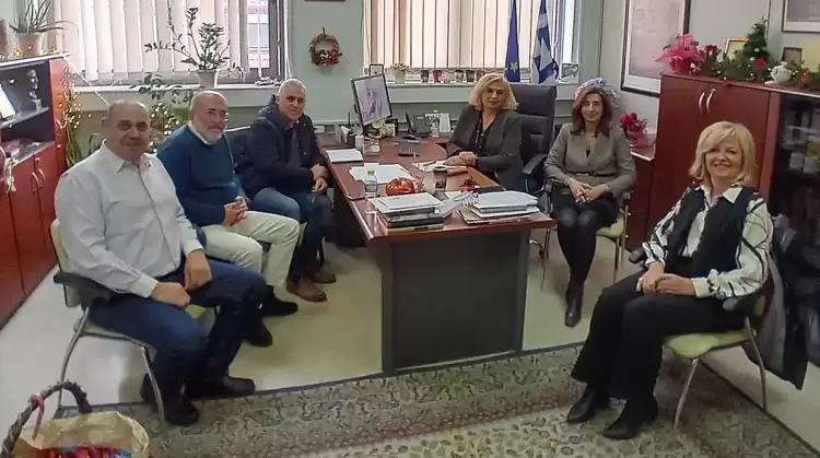 Επίσκεψη Κινήματος Δημοκρατίας στη Διεύθυνση Πρωτοβάθμιας Εκπαίδευσης Ν.Πιερίας