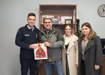 Εθιμοτυπική επίσκεψη στο Τμήμα Τροχαίας Κατερίνης !