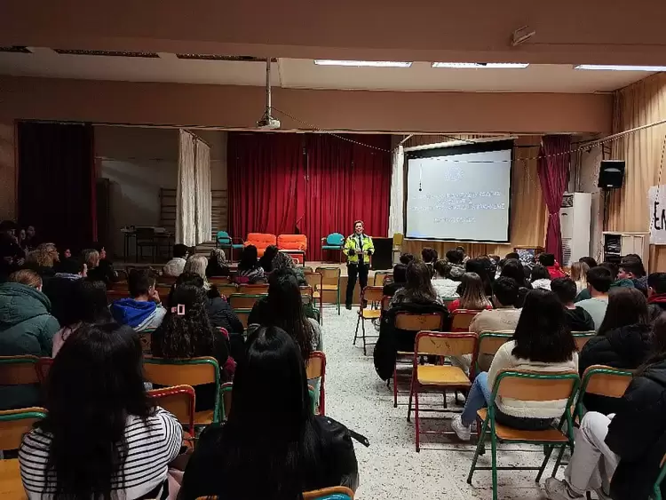 Γυμνάσιο Κονταριώτισσας – Ευχαριστήριο προς την Τροχαία Κατερίνης