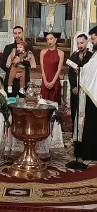 Ο Κατερινιώτης Κυριάκος Σαββίδης βάπτισε τον γιό του