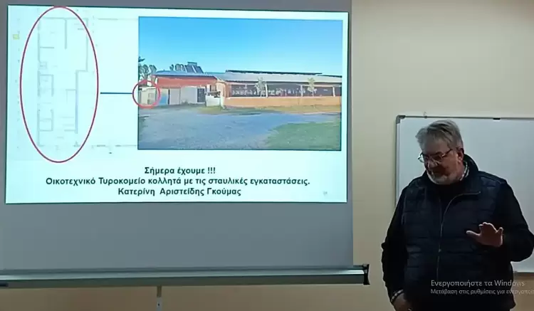 Οικοτεχνικό Τυροκομείο – Ενημερωτική παρουσίαση στους σπουδαστές της Γαλακτοκομικής Σχολής των Ιωαννίνων