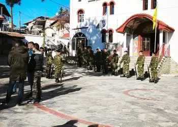 Σε κλίμα οδύνης, έγινε πάνδημη η κηδεία του 40χρονου στρατιωτικού Δημητρίου Χρυσόπουλου