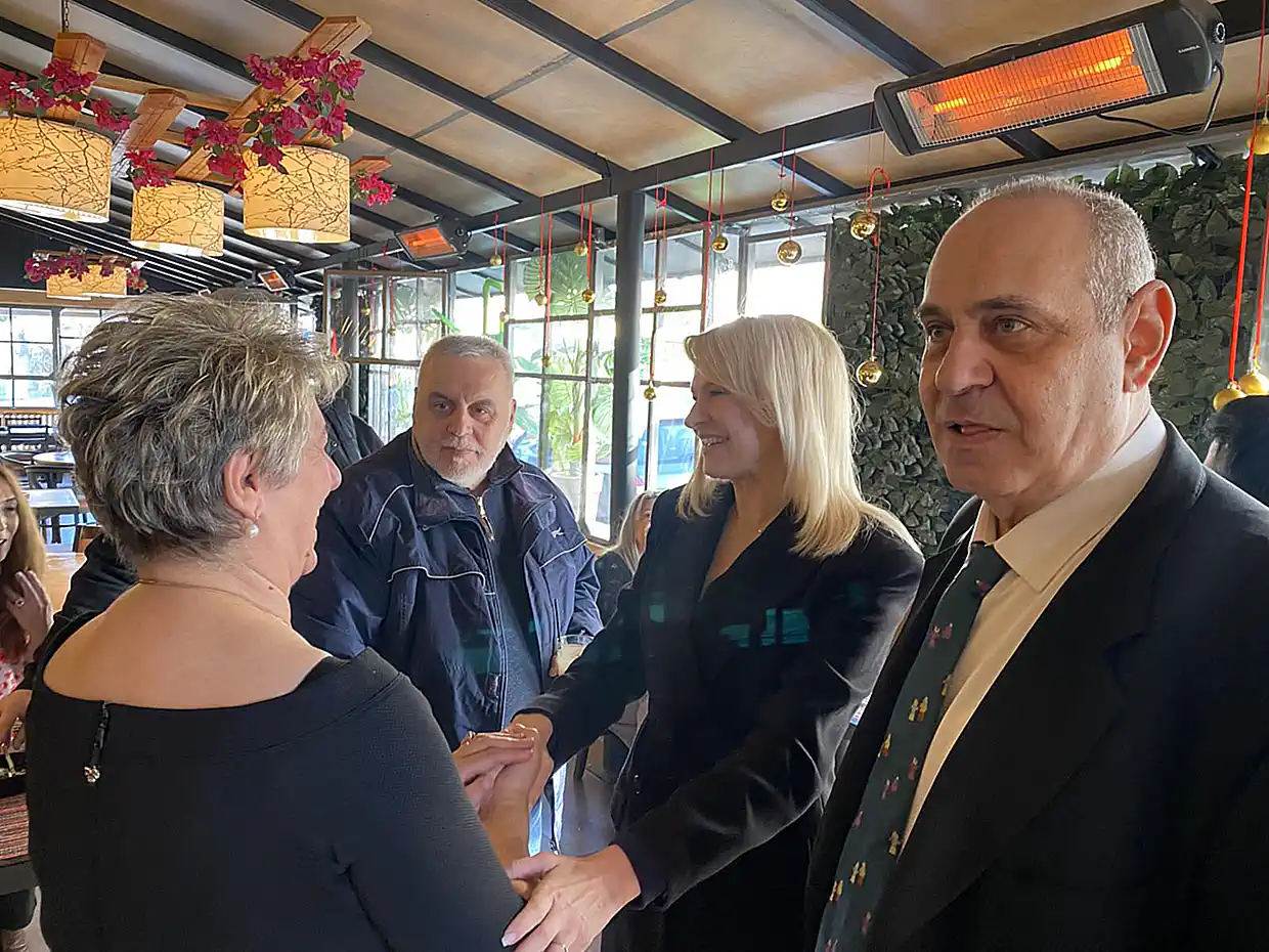 Στην Κατερίνη η Θεοδώρα Τζάκρη από το Κίνημα Δημοκρατίας του Στεφάνου Κασελλάκη