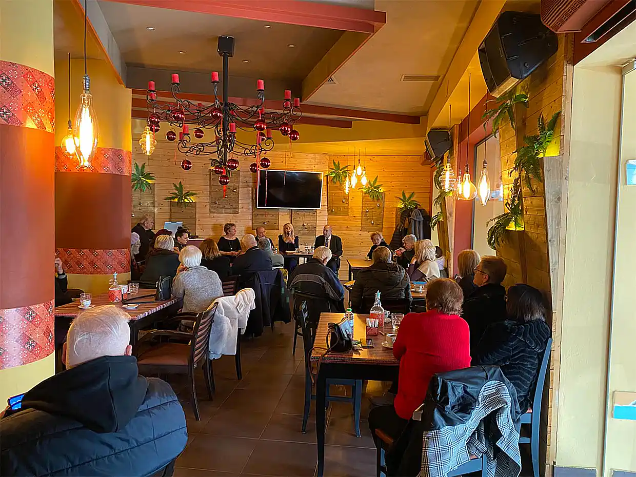 Στην Κατερίνη η Θεοδώρα Τζάκρη από το Κίνημα Δημοκρατίας του Στεφάνου Κασελλάκη (εικόνες – βίντεο)