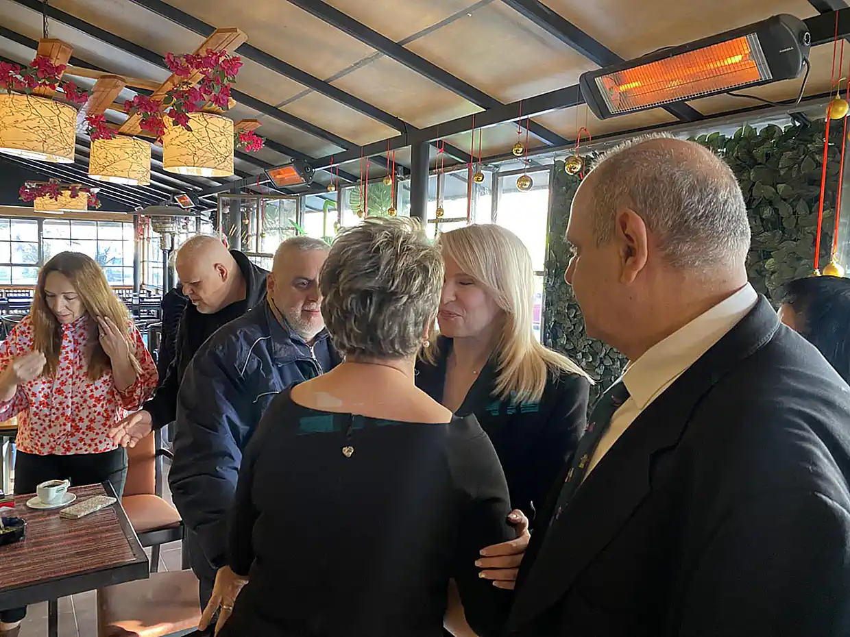 Στην Κατερίνη η Θεοδώρα Τζάκρη από το Κίνημα Δημοκρατίας του Στεφάνου Κασελλάκη