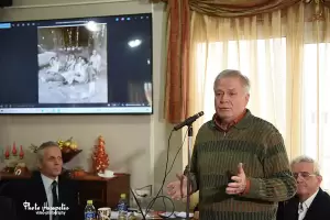 Τιμήθηκε στο Κολινδρό ο συγγραφέας και δημοσιογράφος Γ. Τσαμπούρης