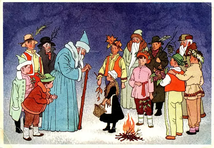 Η κυρά καλή, η κυρά κακή και οι 12 μήνες του χρόνου