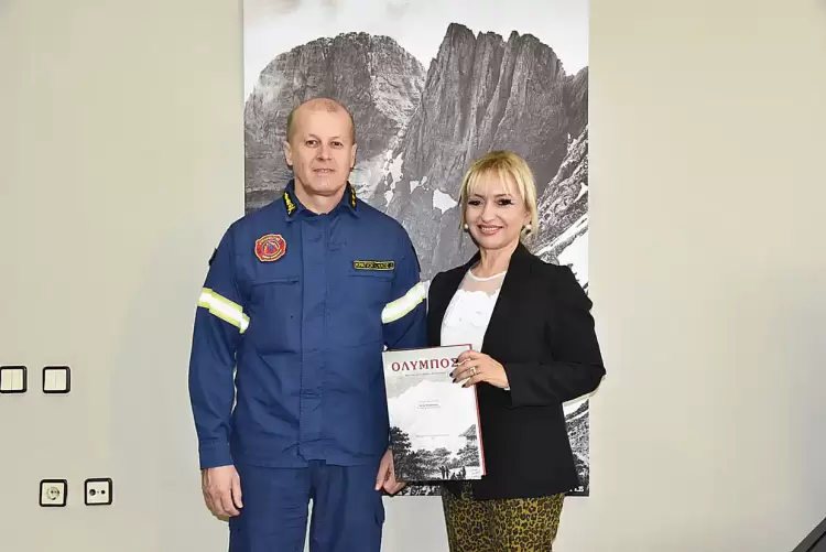 O νέος Διοικητής Πυροσβεστικής στην Αντιπεριφερειάρχη Πιερίας O νέος Διοικητής Πυροσβεστικής στην Αντιπεριφερειάρχη Πιερίας