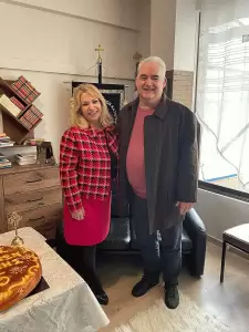 Αγιασμός και Κοπή Πρωτοχρονιάτικης Βασιλόπιτας για τον Σύλλογο Αηδημητρινών