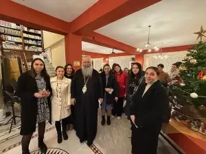 Η Αρχαιοπρεπής Λειτουργία Αποστολικών Διαταγών και Κοπή Βασιλόπιτας Γραφείου Νεότητας Ιεράς Μητροπόλεως  Κίτρους