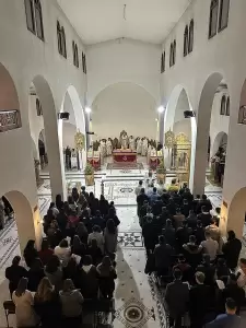 Η Αρχαιοπρεπής Λειτουργία Αποστολικών Διαταγών και Κοπή Βασιλόπιτας Γραφείου Νεότητας Ιεράς Μητροπόλεως  Κίτρους