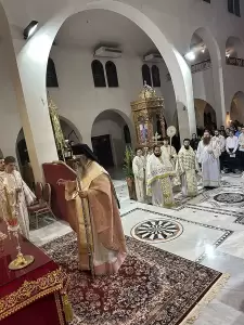 Η Αρχαιοπρεπής Λειτουργία Αποστολικών Διαταγών και Κοπή Βασιλόπιτας Γραφείου Νεότητας Ιεράς Μητροπόλεως  Κίτρους