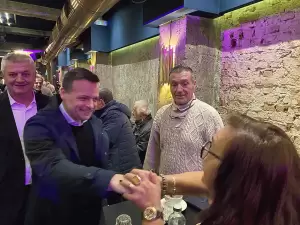 Ο Δήμαρχος Αθηνών Χάρης Δούκας έκοψε την βασιλόπιτα της Νομαρχιακής ΠΑΣΟΚ Πιερίας 