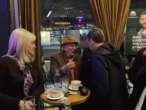 Ο Δήμαρχος Αθηνών Χάρης Δούκας έκοψε την βασιλόπιτα της Νομαρχιακής ΠΑΣΟΚ Πιερίας 