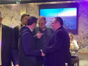 Ο Δήμαρχος Αθηνών Χάρης Δούκας έκοψε την βασιλόπιτα της Νομαρχιακής ΠΑΣΟΚ Πιερίας 