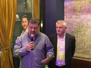 Ο Δήμαρχος Αθηνών Χάρης Δούκας έκοψε την βασιλόπιτα της Νομαρχιακής ΠΑΣΟΚ Πιερίας 