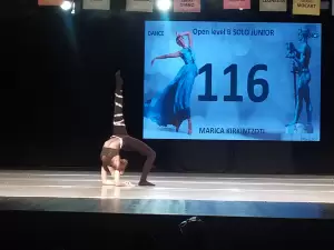 Η Κατερινιώτισα Μάριτσα Κιρκιντζώτη πρώτη σε διεθνή διαγωνισμό συγχρόνου μπαλέτου στο Βελιγράδι