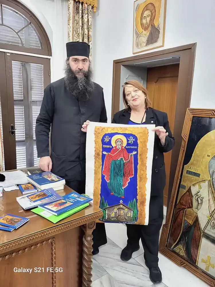 Η Παναγιά του Ολύμπου, ταξίδεψε από το Λιτόχωρο στην Πάφο.