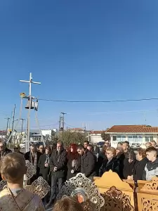 Παράδοση του αυτοκινήτου στον τυχερό της λαχειοφόρου αγοράς του Ι.Ν. Αγίου Μελετίου στην Κατερίνη