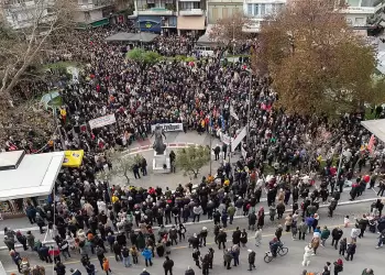 Συγκέντρωση Διαμαρτυρίας για την Τραγωδία των Τεμπών – Ψήφισμα Υποστήριξης από τον Δήμο Κατερίνης 