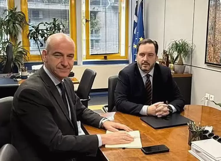 Συνάντηση Φώντα Μπαραλιάκου με τον Πρόεδρο του ΟΚΑΝΑ Συνάντηση Φώντα Μπαραλιάκου με τον Πρόεδρο του ΟΚΑΝΑ