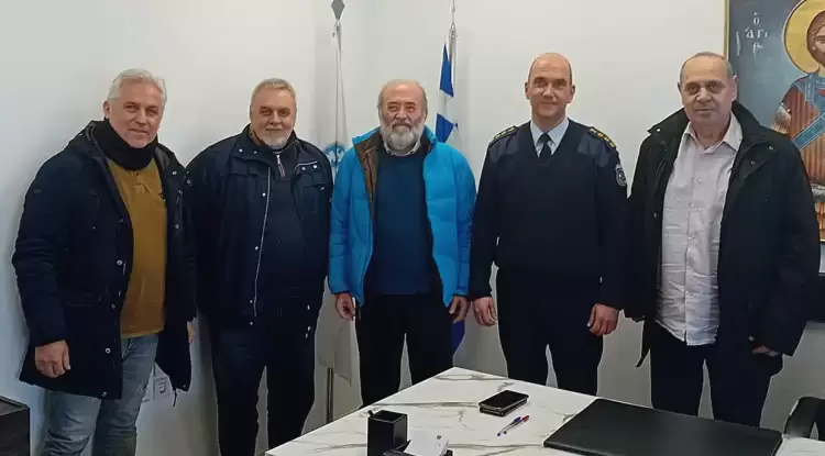 Συνάντηση του ΚΙΝΗΜΑΤΟΣ ΔΗΜΟΚΡΑΤΙΑΣ Πιερίας με τον Αστυνομικό Διευθυντή Πιερίας