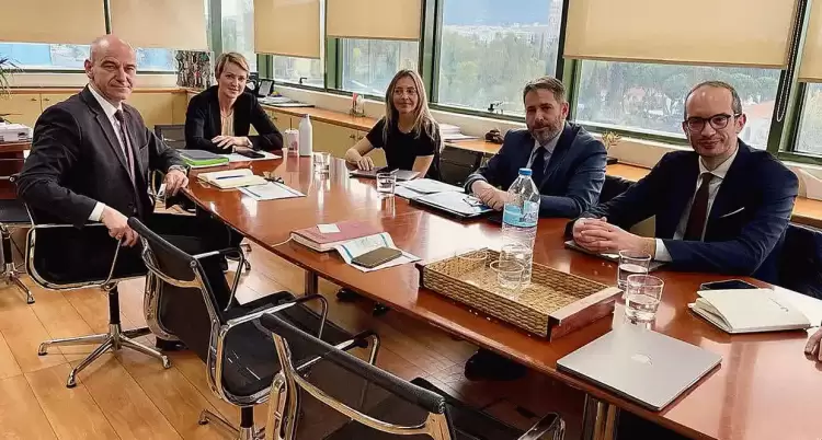 Συνάντηση Μπαραλιάκου, Σδούκου και στελεχών της «ENAON EDA» Συνάντηση Μπαραλιάκου, Σδούκου και στελεχών της «enaon Eda»