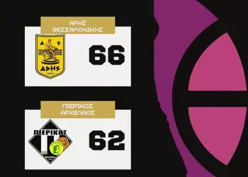 ΑΡΗΣ ΘΕΣΣΑΛΟΝΙΚΗΣ - ΠΙΕΡΙΚΟΣ ΑΡΧΕΛΑΟΣ 66-62: Πάλεψαν για την ανατροπή στο φινάλε