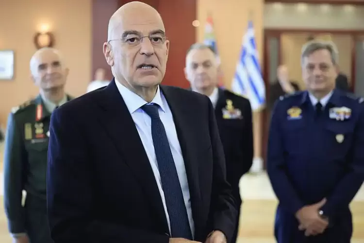 O Νίκος Δένδιας στην κοπή πίτας της Νέας Δημοκρατίας Πιερίας