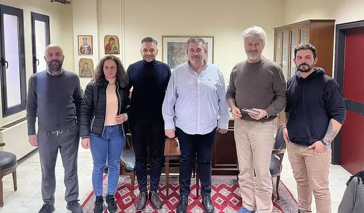 Επιμελητήριο Πιερίας: Συνάντηση του Προέδρου του Επιμελητηρίου Πιερίας με την Εθελοντική Ομάδα Δράσης Ν. Πιερίας «Ο Τόπος μου»