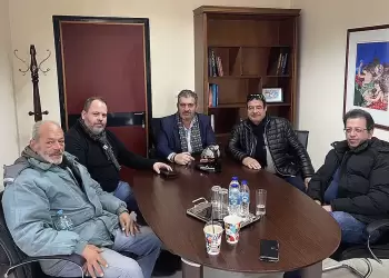 Επιμελητήριο Πιερίας: Συνάντηση του Προέδρου με το Σύλλογο Ελεύθερων Επαγγελματιών Παραλίας «Κερδώος Ερμής»