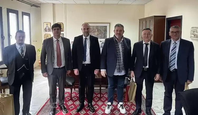 Επίσκεψη του Γενικού Προξένου της Βουλγαρίας στον Πρόεδρο του Επιμελητηρίου Πιερίας