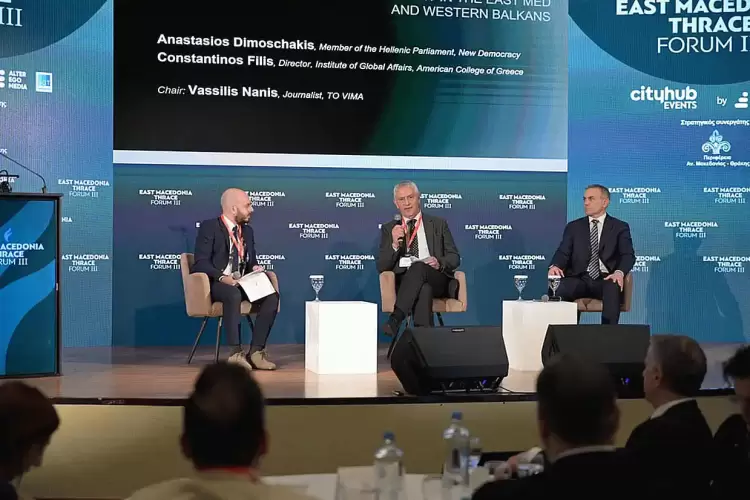 Κ. Φίλης: Η Αλεξανδρούπολη θα έχει αυξημένο ρόλο σε περίπτωση εκεχειρίας στην Ουκρανία Κ. Φίλης: Η Αλεξανδρούπολη θα έχει αυξημένο ρόλο σε περίπτωση εκεχειρίας στην Ουκρανία