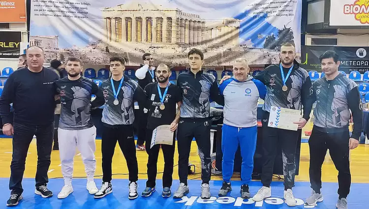 Ολύμπιοι Κατερίνης – Πάλη: Τρία μετάλλια στο πανελλήνιο πρωτάθλημα ανδρών και τετάρτη θέση στην κατάταξη ομάδων