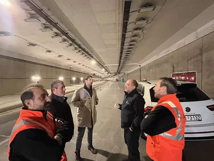 Σήραγγα Κατερίνης: Η πορεία αναβάθμισης – Επίσκεψη του προέδρου και του αντιπροέδρου του Επιμελητηρίου Πιερίας